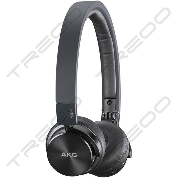 AKG Y45BT Bluetooth Wireless On-Ear Headphones with Mic - Black