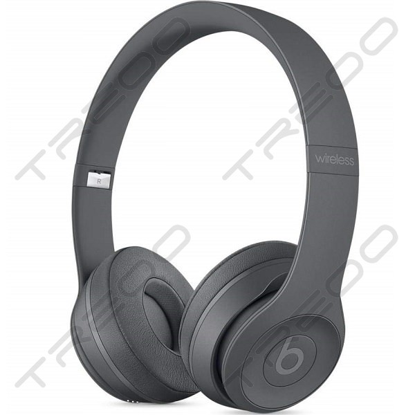 Beats Solo³ Wireless Bluetooth On-Ear Headphone with Mic - Asphalt Grey