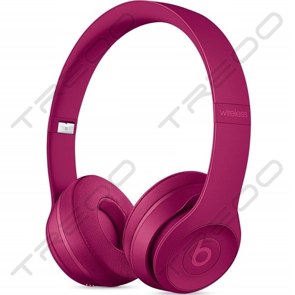 Beats Solo³ Wireless Bluetooth On-Ear Headphone with Mic - Brick Red
