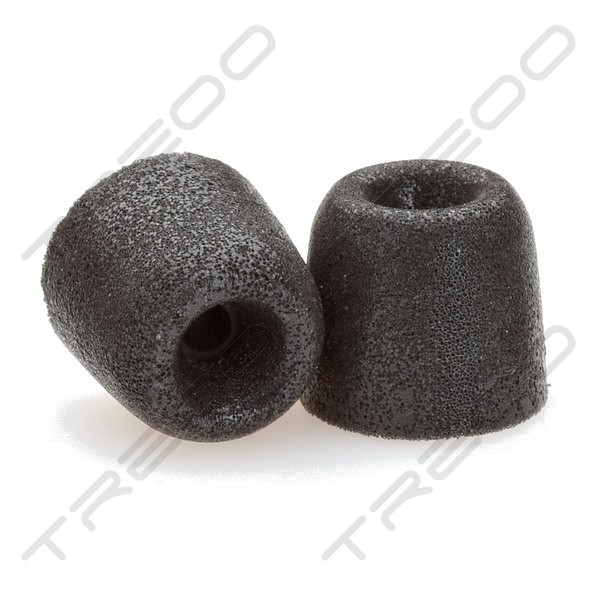 Comply T-500 Isolation Foam Eartips (3-Pairs) - Black