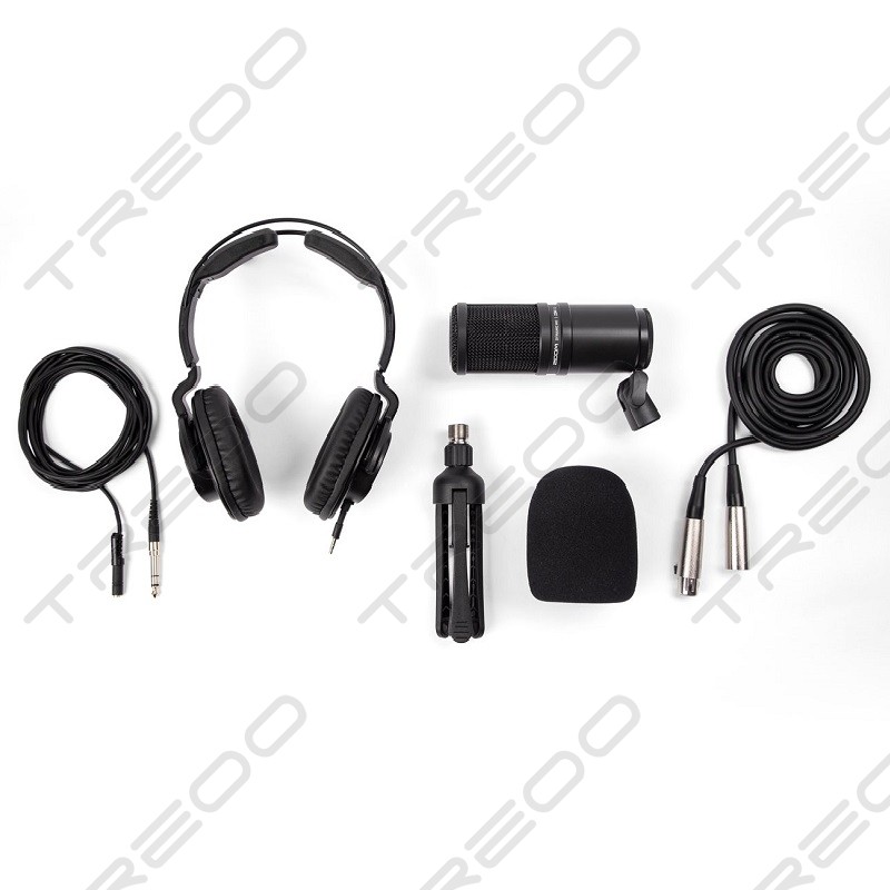 ZOOM ZDM-1 Podcast Mic Pack (ZHP-1 Headphone & ZDM-1 Dynamic XLR Microphone)