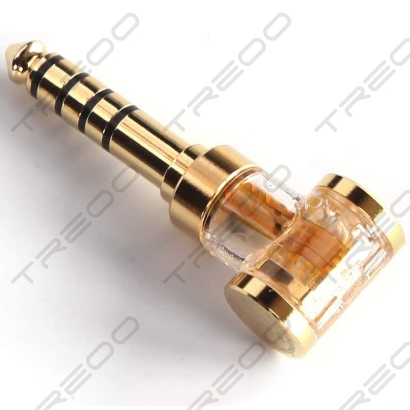 DD DJ44AG 4.4mm TRRRS Balanced Male to 2.5mm TRRS Balanced Female Right-angle Adapter