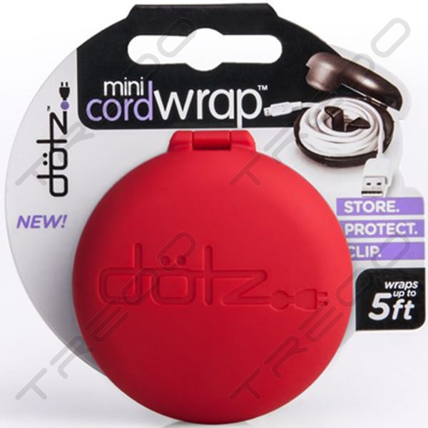 Dotz Mini Cord Wrap - Red