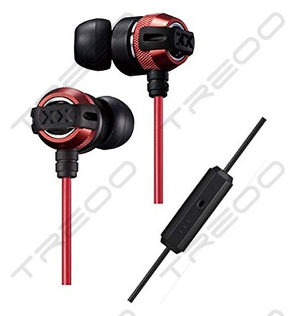 JVC HA-FX33XM In-Ear Earphone with Mic - Red
