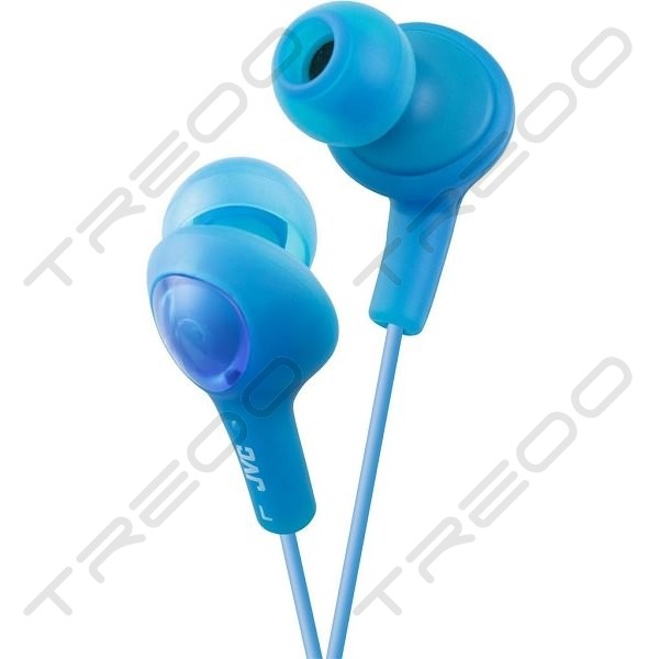 JVC HA-FX5-A Gumy Plus In-Ear Earphone with Mic - Peppermint Blue