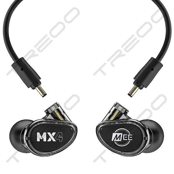 MEE Audio MX4 Pro Quad-Driver Hybrid Musician's In-Ear Monitors with Detachable Cables