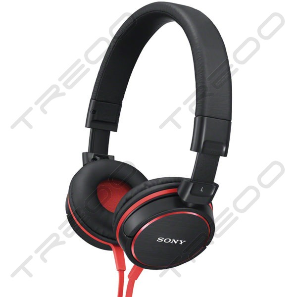 Sony MDR-ZX600 On-Ear Headphone - Red