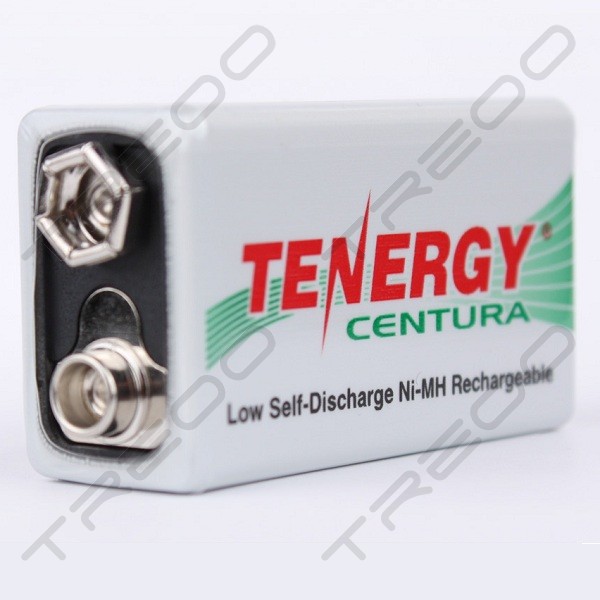 Tenergy Centura 9V 200mAh Ni-MH Rechargeable Battery