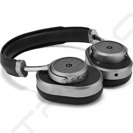 Master & Dynamic MW65 Wireless Bluetooth Noise-Cancelling Over-the-Ear Headphone with Mic - Gunmetal/Black Leather