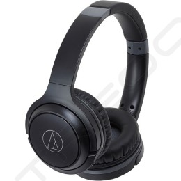 Audio-Technica ATH-S200BT Wireless Bluetooth On-Ear Headphone with Mic - Black