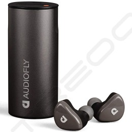 Audiofly AFT2 True Wireless Bluetooth Noise-Cancelling In-Ear Earphone with Mic - Granite