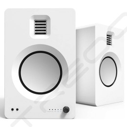 Kanto TUK Wireless Bluetooth Desktop Bookshelf Speakers - White