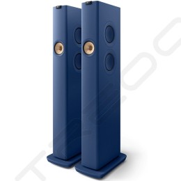 KEF LS60W Multi-Room Wireless Bluetooth/WiFi/Ethernet Floorstanding Speakers - Royal Blue