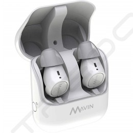 Mavin Air-X True Wireless Bluetooth In-Ear Earphone with Mic - White