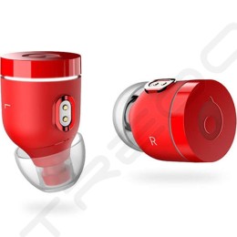 crazybaby Air (NANO) True Wireless Bluetooth In-Ear Earphone with Mic - Red