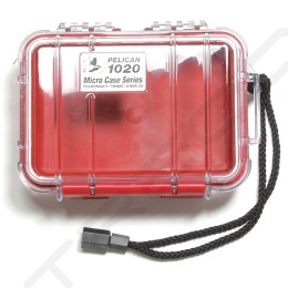 Pelican 1020 Micro Case - Clear Red