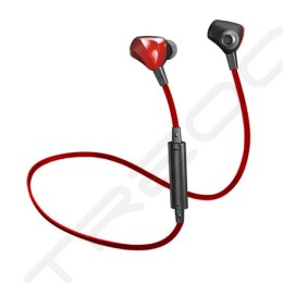 Purdio Opal EX60 Wireless Bluetooth In-Ear Earphone with Mic - Ruby Red