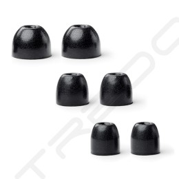 Shure Olive EABKF1 Black Foam Sleeves Eartips (S, M, L)