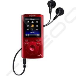 Sony NWZ-E384 Walkman Digital Audio Player - Red