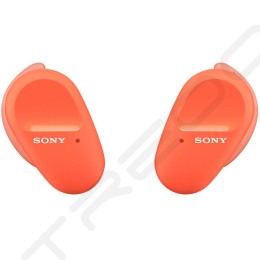 Sony WF-SP800N True Wireless Bluetooth Noise-Cancelling In-Ear Earphone with Mic - Orange