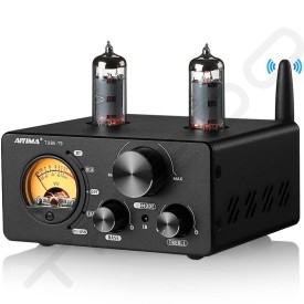 AIYIMA T9 Wireless Bluetooth Receiver/Streamer, Coaxial / Optical / USB DAC & Tube Integrated Amplifier