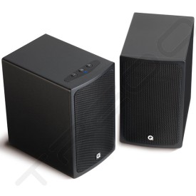 Q Acoustics Q-Media BT3 Bluetooth Powered Bookshelf 2.0 Speaker System - Black 