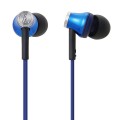 Audio Technica ATH-CK330IS In-Ear Earphone with Mic - Blue