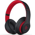 Beats Studio3 Wireless Bluetooth Noise-Cancelling Over-the-Ear Headphone with Mic - Defiant Black-Red