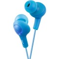 JVC HA-FX5-A Gumy Plus In-Ear Earphone with Mic - Peppermint Blue