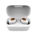 Nuarl NT110 True Wireless Bluetooth In-Ear Earphone with Mic - White 