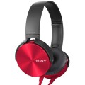Sony MDR-XB450AP On-Ear Headphone with Mic - Red