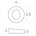 Verum Perforated Lambskin Earpads dimensions