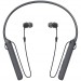 Sony WI-C400 Wireless Bluetooth Neckband In-Ear Earphone with Mic - Black 
