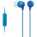 Sony MDR-EX15AP In-Ear Earphone with Mic - Blue