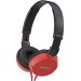 Sony MDR-ZX100 On-Ear Headphone - Red